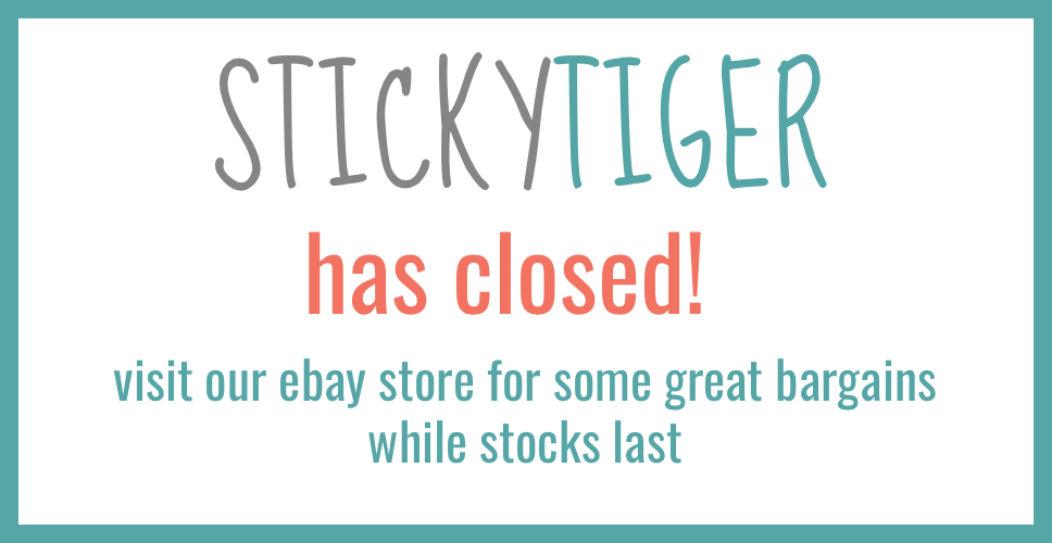 StickyTiger has closed - visit our ebay store to grab a bargain while stocks last at https://www.ebay.co.uk/str/clearancecrafts